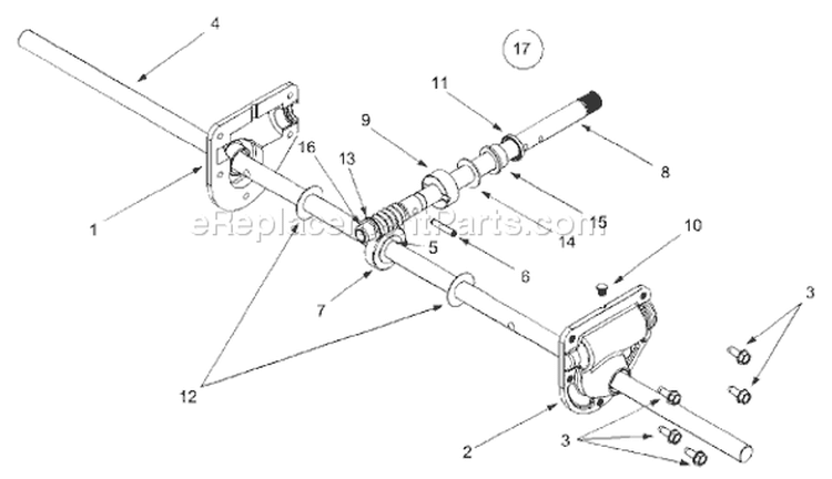Page C Diagram and Parts List for 31AE663H401 2002 Yard Man Snow Blower
